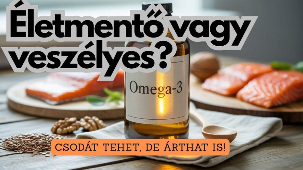 Életmentő vagy veszélyes-egészséges étkezés, omega-3, halolaj, életmód