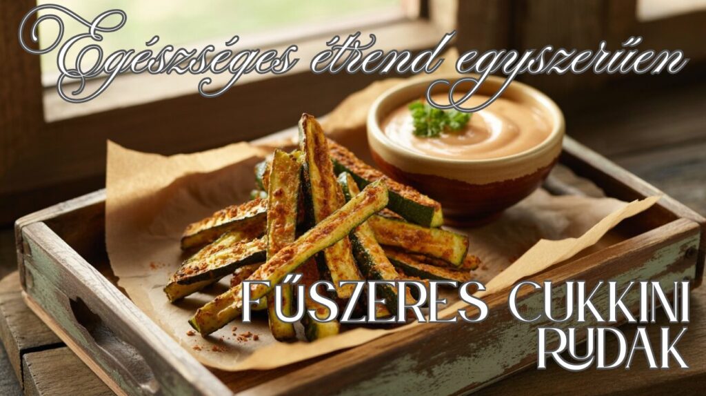 fűszeres cukkini rudak egészséges receptek és ételek, egészséges étren, egészséges táplálkozás, gyors vacsora receptek