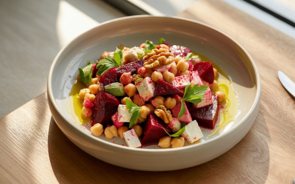 csicseriborsó-céklasaláta-diétás receptek, egészséges ételek és recept tippek