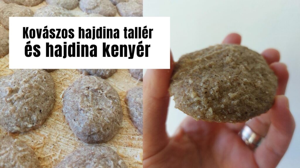 kovászos hajdina tallér és hajdina kenyér recept, gluténmentes, fermentált, gyors és egyszerű recept, egészséges receptek, egészséges reggeli, egészséges rágcsálnivaló